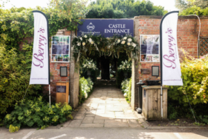 The entrance to the Berry's tennis event.